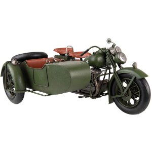 Clayre & Eef 6Y4962 Model motorfiets met zijspan...