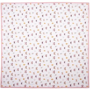 Clayre & Eef BPD15 Tafelkleed 150x150 cm Beige - Roze...