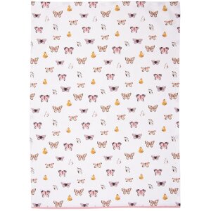 Clayre & Eef BPD42 Keukendoek 50x70 cm Beige - Roze...