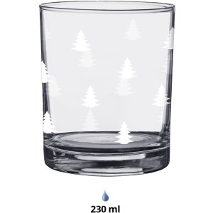 Clayre & Eef BWXGL0001 Drinkglas Ø 7x9 cm - 230 ml