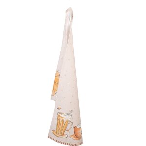 Clayre & Eef YFB42-2 Keukendoek 50x70 cm Beige Rechthoek