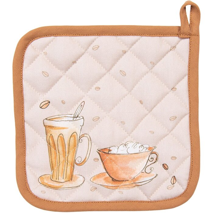 Clayre & Eef YFB45 Pannenlap 20x20 cm Beige