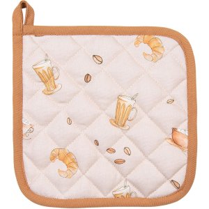 Clayre & Eef YFB45 Pannenlap 20x20 cm Beige