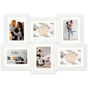 ZEP Gallery lijst Oviedo wit 6 fotos 10x15 cm of 15x20 cm...