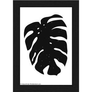 Walther Houten Lijst Liv Monstera 10x15 cm zwart