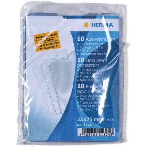 HERMA 1324 ID-kaarthouders 52x75 mm Documenten DIN A8