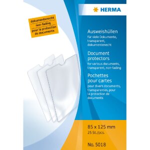 HERMA 5018 ID-kaarthulzen 85x125 mm voor veel documenten