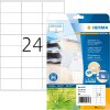 HERMA 10703 Etiketten gerecycled papier A4 70x36mm wit permanent