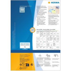 HERMA 10783 Transparante folie-etiketten A4 210x297 mm...