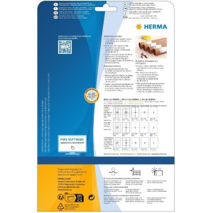 HERMA 10795 Weerbestendige etiketten 99,1 x 67,7 mm wit A4 sterk zelfklevend