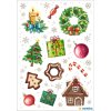 HERMA 15502 Decoratiestickers kerstmotieven gekleurde set