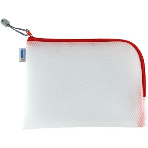 HERMA 20008 Universele zak A5 26x20cm rood met ritssluiting