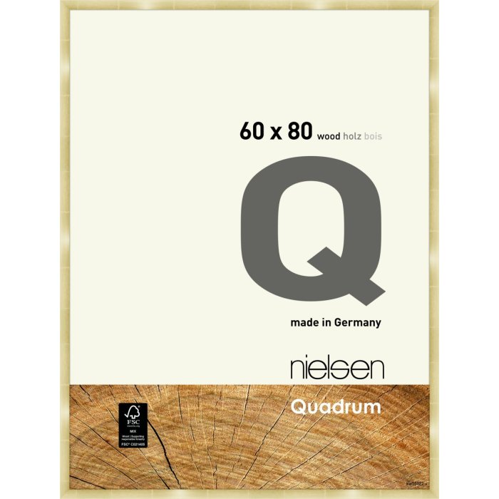 Nielsen Houten Veranderrek Quadrum 70x100 cm goud