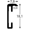 Nielsen Aluminium Lijst Accent 59,4x84,1 cm zilver mat