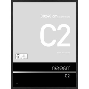 Nielsen Aluminium Fotolijst C2 structuur zwart mat 30x40...