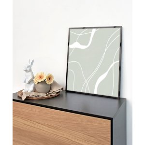 Nielsen Aluminium Fotolijst C2 structuur zwart mat 30x40 cm acrylglas