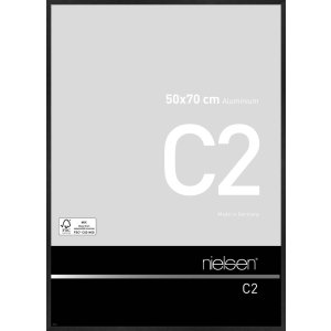 Nielsen Aluminium Fotolijst C2 structuur zwart mat 50x70...