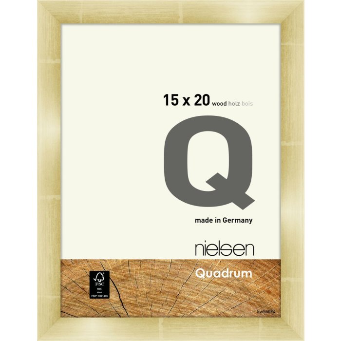 Nielsen Houten Snaplijst Kwadraat 15x20 cm goud