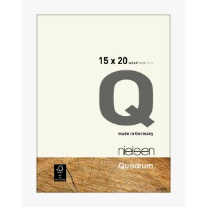 Nielsen Houten Snaplijst Quadrum 15x20 cm wit dekkend