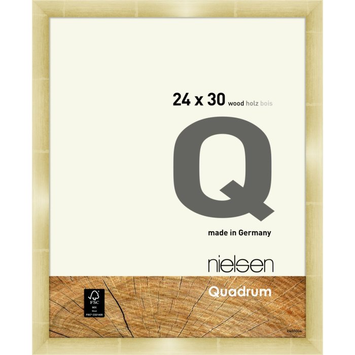 Nielsen Houten kliklijst Quadrum 24x30 cm goud