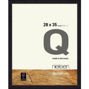 Nielsen Houten Veranderrek Quadrum 28x35 cm raaf zwart