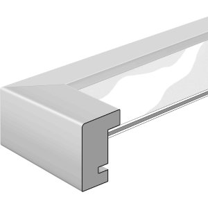 Nielsen Houten kliklijst Quadrum 29,7x42 cm sneeuwwit