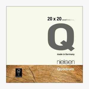 Nielsen Houten Snaplijst Quadrum 20x20 cm wit dekkend