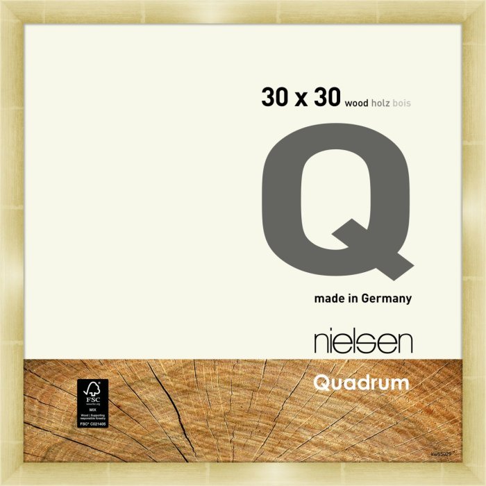 Nielsen Houten kliklijst Quadrum 30x30 cm goud