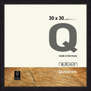 Nielsen Houten Verschoonkussen Quadrum 30x30 cm raaf zwart