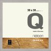 Nielsen houten kliklijst Quadrum 30x30 cm cement grijs