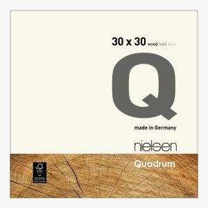 Nielsen Houten kliklijst Quadrum 30x30 cm wit dekkend