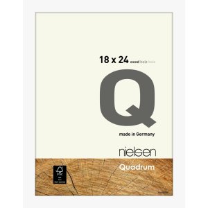 Nielsen Houten kliklijst Quadrum 18x24 cm wit dekkend