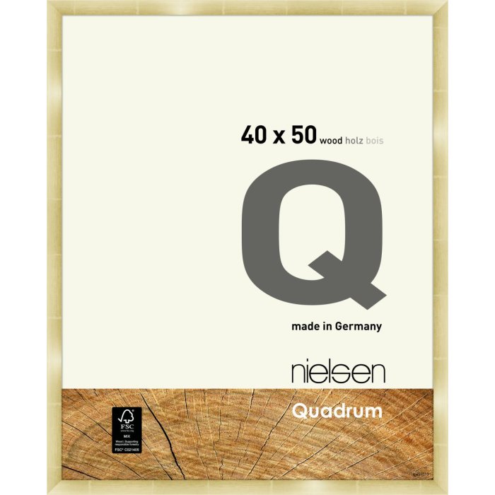 Nielsen Houten kliklijst Quadrum 40x50 cm goud