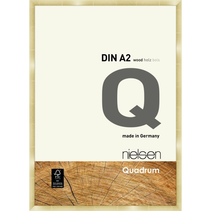 Nielsen Houten Veranderlijst Quadrum 42x59,4 cm goud