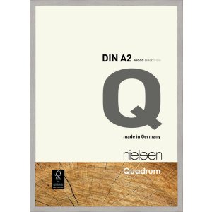 Nielsen houten kliklijst Quadrum 42x59,4 cm cement grijs