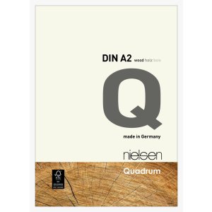 Nielsen Houten Snaplijst Quadrum 42x59,4 cm wit dekkend