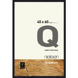 Nielsen Houten Verschoonkussen Quadrum 40x60 cm raaf zwart