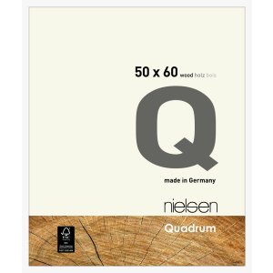 Nielsen Houten kliklijst Quadrum 50x60 cm wit dekkend