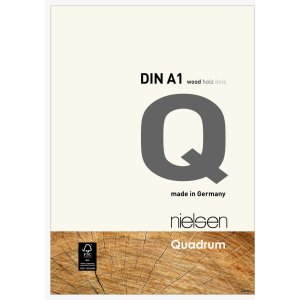 Nielsen Houten Snaplijst Quadrum 59,4x84,1 cm wit dekkend