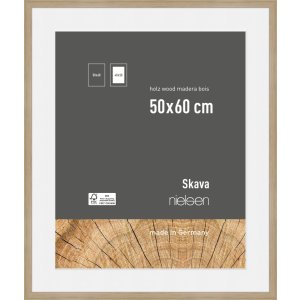 Nielsen Houten Fotolijst Skava eiken 50x60 cm met...