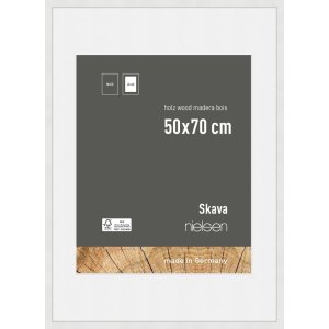 Nielsen Houten Fotolijst Skava Wit 50x70 cm met...