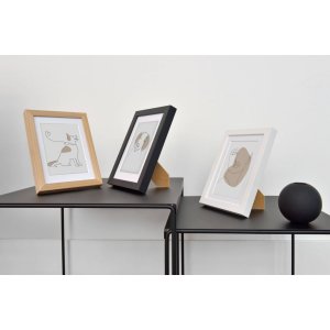 Nielsen Houten Fotolijst Skava wit 59,4x84,1 cm met passepartout 42x59,4 cm