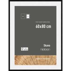 Nielsen Houten Fotolijst Skava Zwart 60x80 cm met...