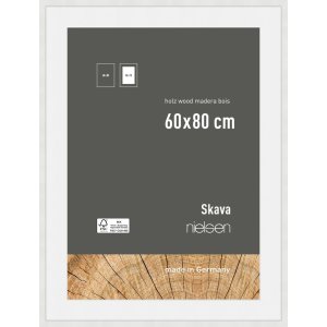 Nielsen Houten Fotolijst Skava Wit 60x80 cm met...