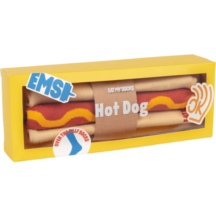 EatMySocks Lange sokken Hot Dog