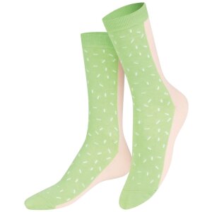 EatMySocks Lange sokken Dolce Gelato Roze Groen ijshoorntje