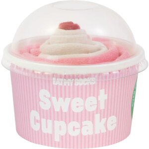 EatMySocks Lange sokken Aardbei Cupcake