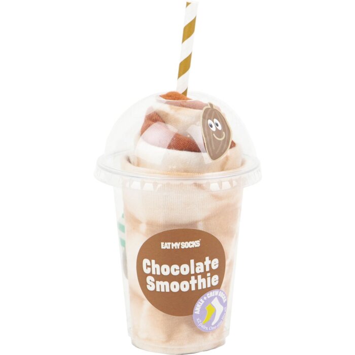 EatMySocks dubbelpak sokken Chocolade Smoothie