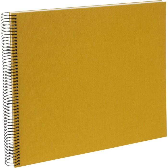 Goldbuch spiraalalbum Bella Vista mosterd 34x30 cm 40 witte paginas