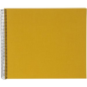 Goldbuch spiraalalbum Bella Vista mosterd 34x30 cm 40 witte paginas